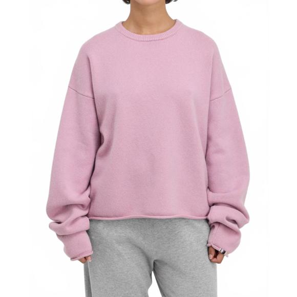 NEW EXTREME CASHMERE crewneck comfy sweater in rosa - Picture 1 of 2